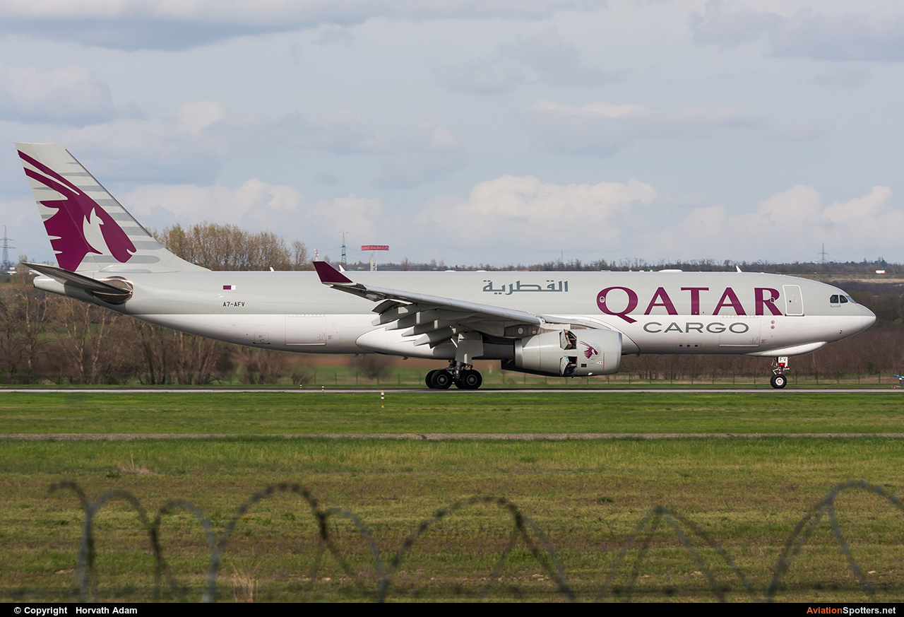 Qatar Airways Cargo  -  A330-243  (A7-AFV) By Horvath Adam (odin7602)