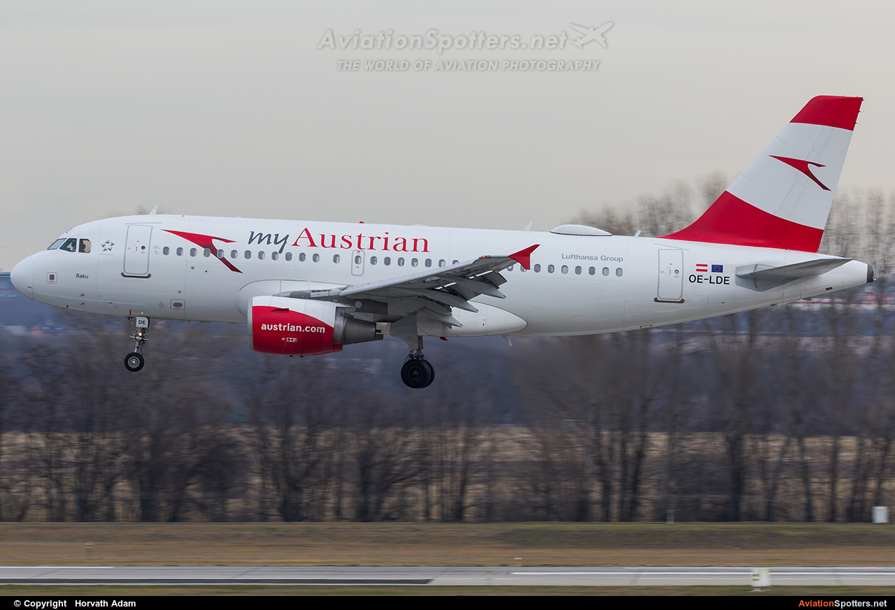Austrian Airlines  -  A319  (OE-LDE) By Horvath Adam (odin7602)
