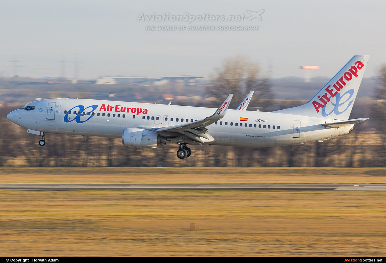 Air Europa  -  737-800  (EC-III) By Horvath Adam (odin7602)