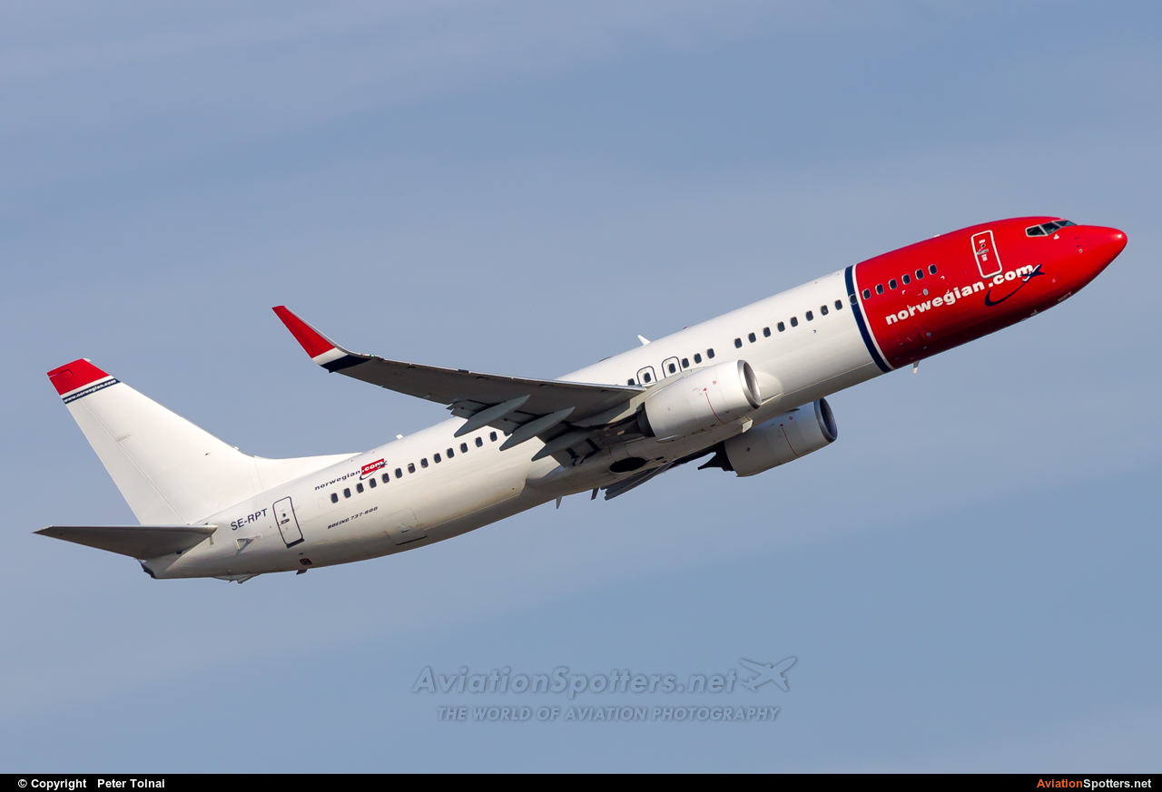 Norwegian Air Shuttle  -  737-800  (SE-RPT) By Peter Tolnai (ptolnai)
