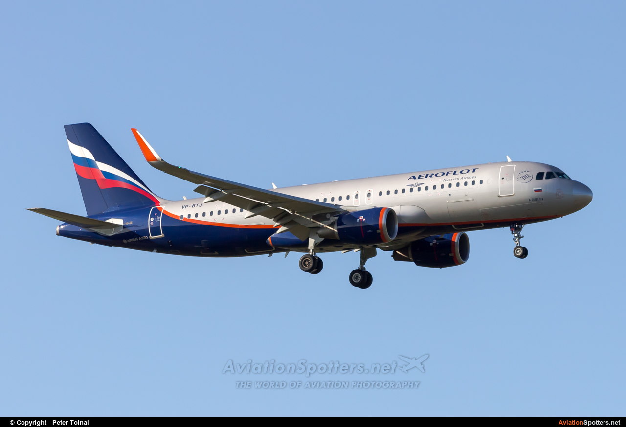 Aeroflot  -  A320  (VP-BTJ) By Peter Tolnai (ptolnai)