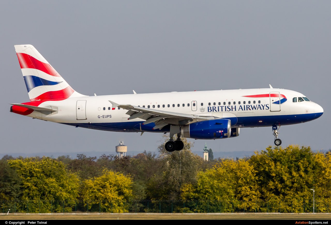 British Airways  -  A319-131  (G-EUPS) By Peter Tolnai (ptolnai)