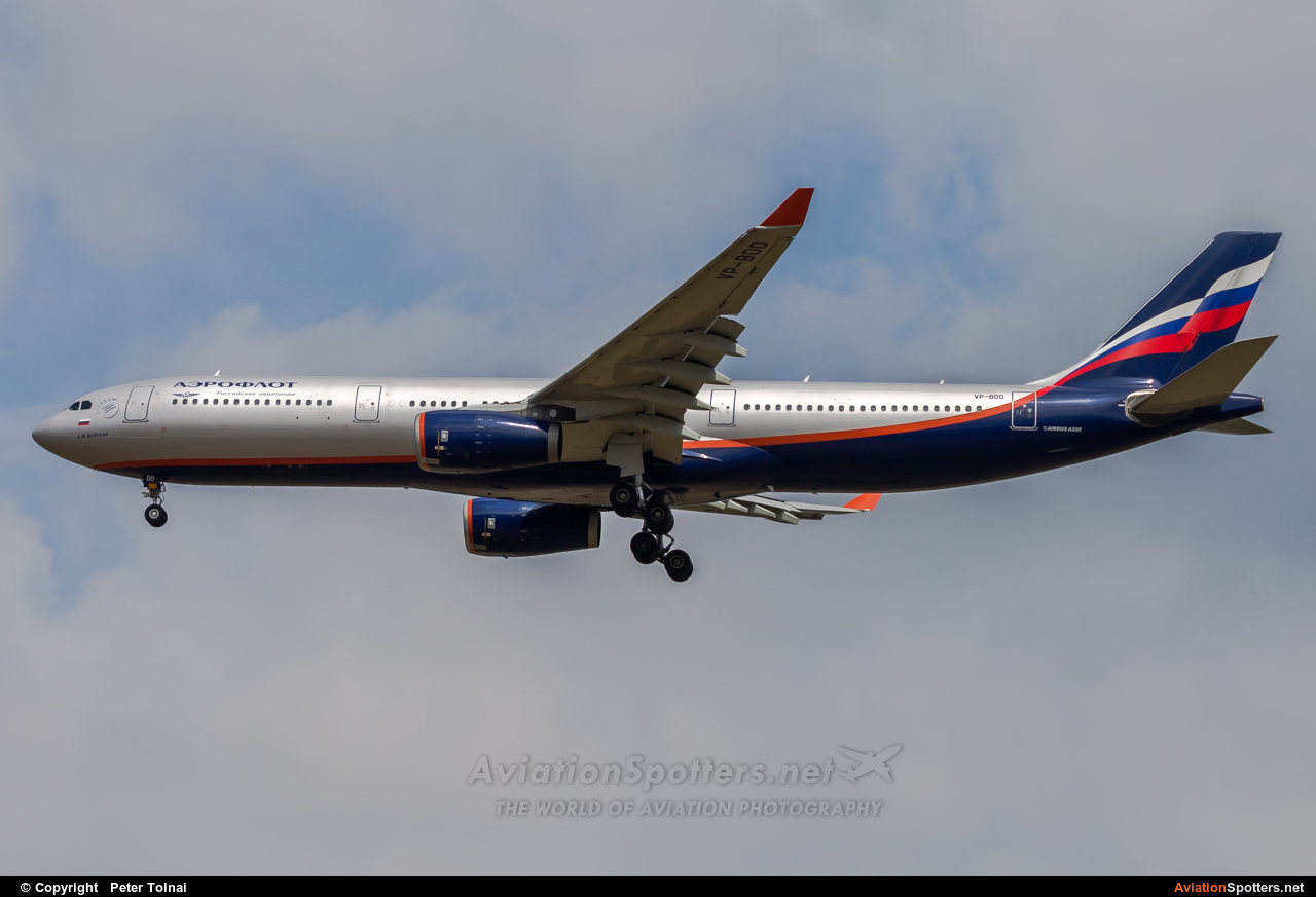 Aeroflot  -  A330-343  (VP-BDD) By Peter Tolnai (ptolnai)