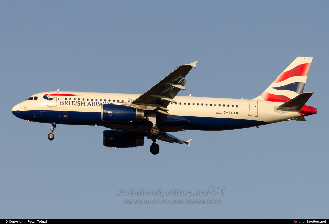British Airways  -  A320-232  (G-EUYN) By Peter Tolnai (ptolnai)