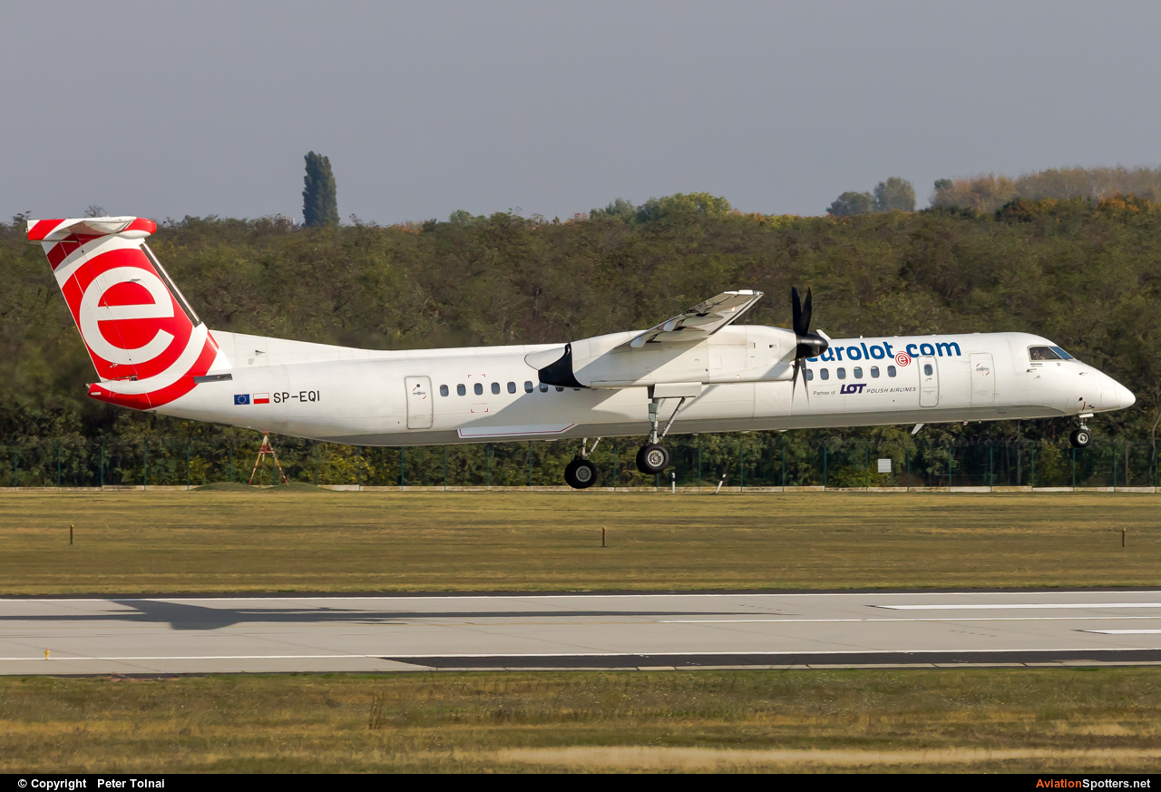 LOT - Polish Airlines  -  DHC-8-402Q Dash 8  (SP-EQI) By Peter Tolnai (ptolnai)