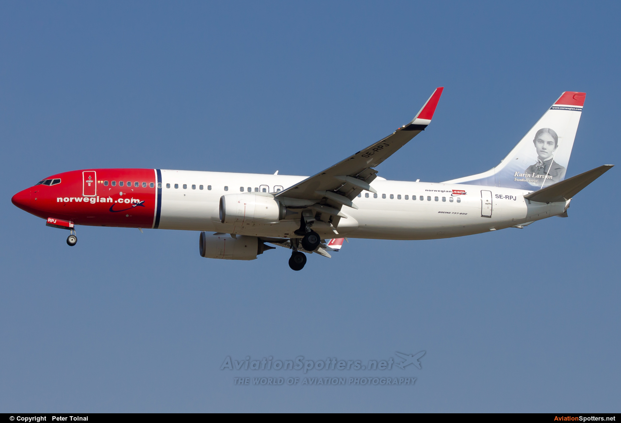 Norwegian Air Shuttle  -  737-800  (SE-RPJ) By Peter Tolnai (ptolnai)