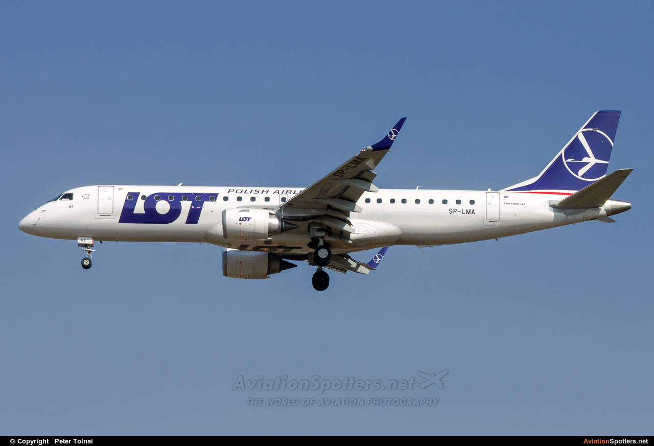 LOT - Polish Airlines  -  190  (SP-LMA) By Peter Tolnai (ptolnai)