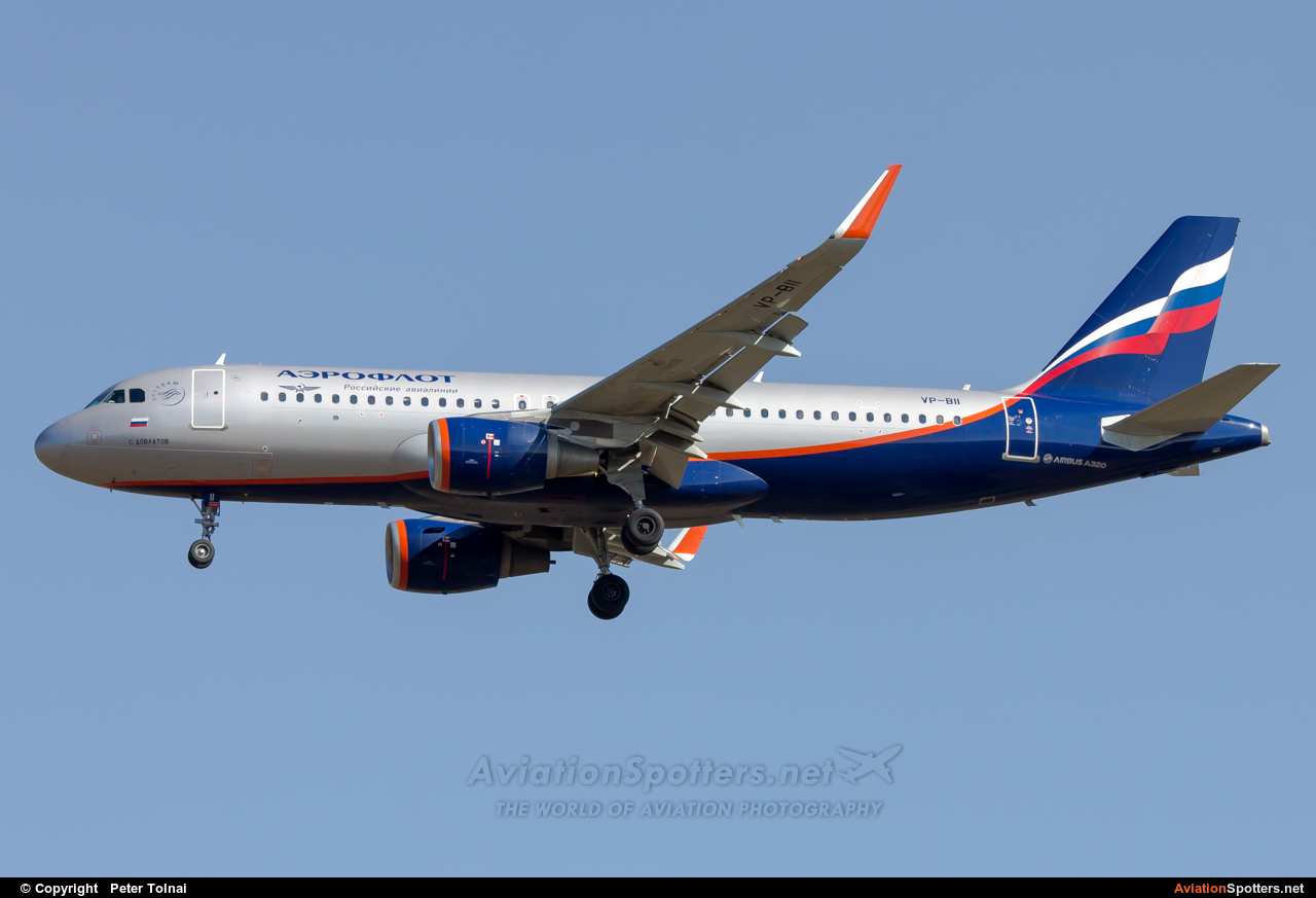 Aeroflot  -  A320-214  (VP-BII) By Peter Tolnai (ptolnai)