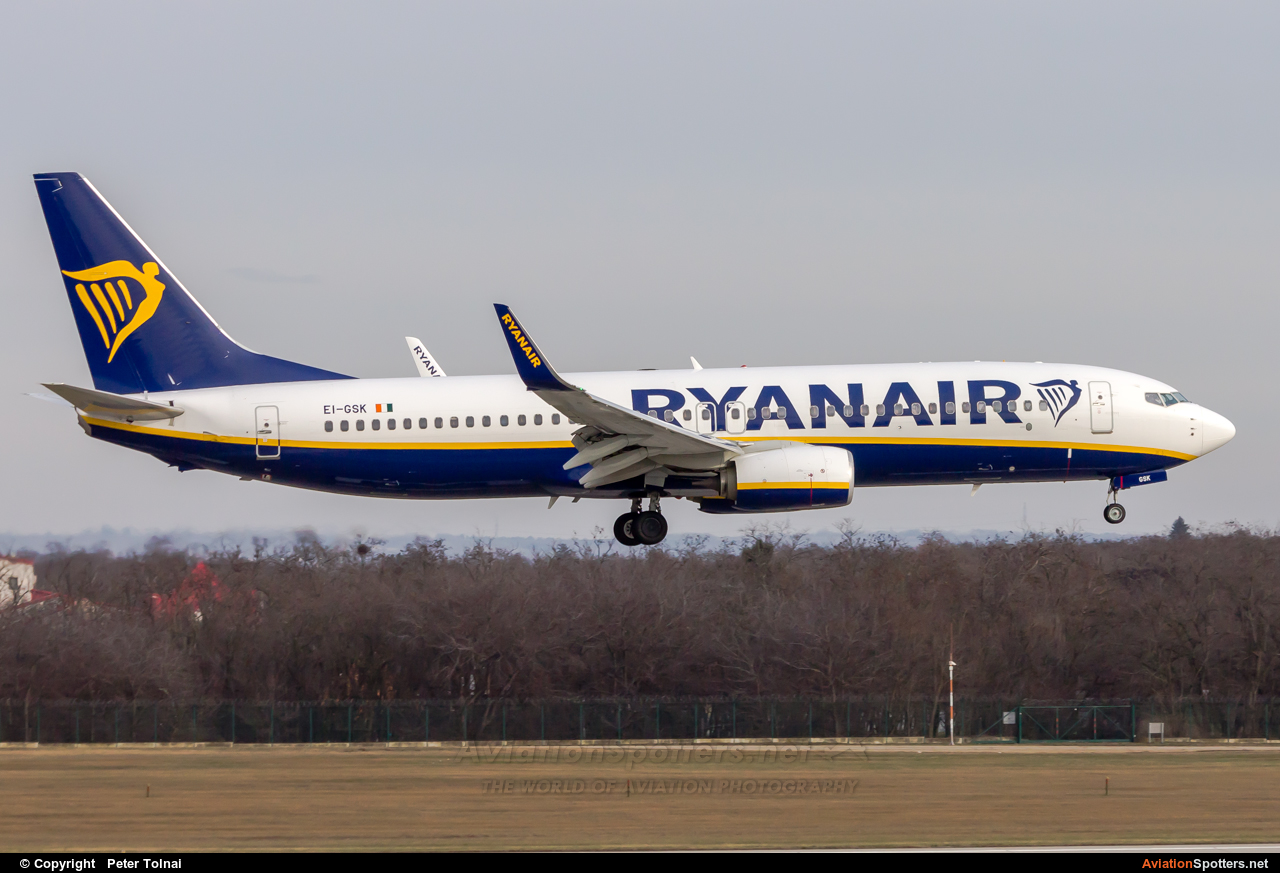 Ryanair  -  737-800  (EI-GSK) By Peter Tolnai (ptolnai)