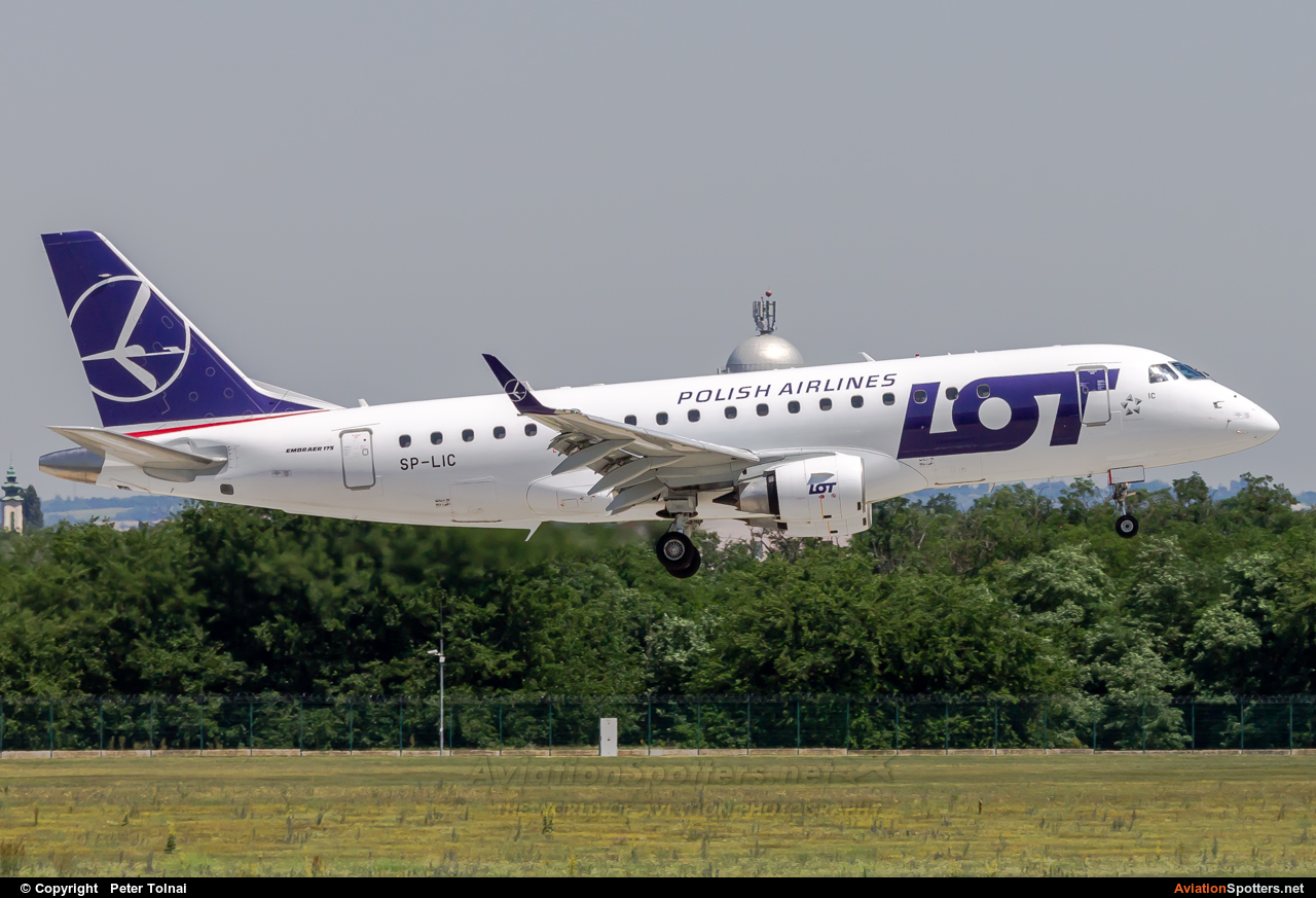 LOT - Polish Airlines  -  175  (SP-LIC) By Peter Tolnai (ptolnai)