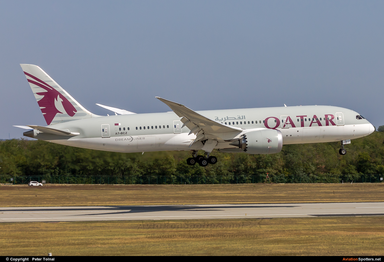 Qatar Airways  -  787-8 Dreamliner  (A7-BCZ) By Peter Tolnai (ptolnai)