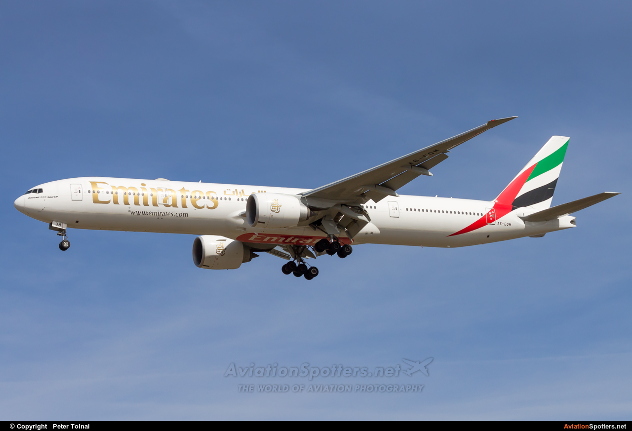Emirates Airlines  -  777-300ER  (A6-EQM) By Peter Tolnai (ptolnai)