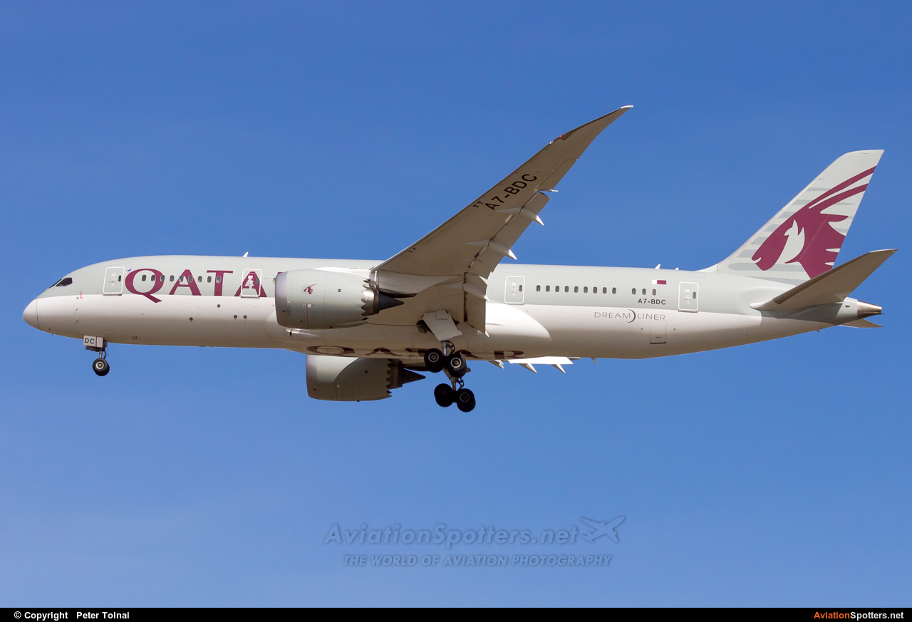 Qatar Airways  -  787-8 Dreamliner  (A7-BDC) By Peter Tolnai (ptolnai)
