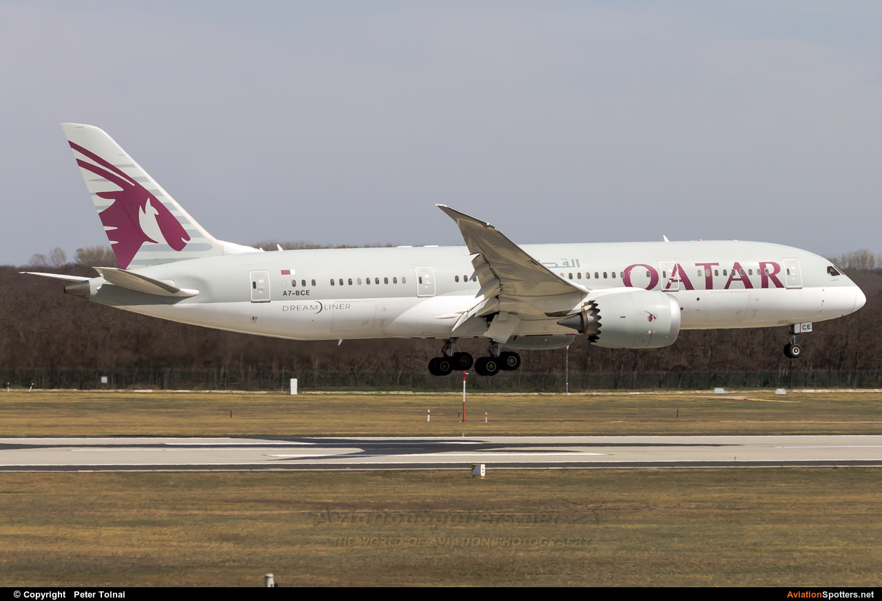 Qatar Airways  -  787-8 Dreamliner  (A7-BCE) By Peter Tolnai (ptolnai)