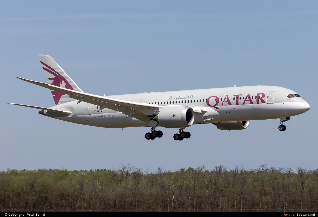 Qatar Airways  -  787-8 Dreamliner  (A7-BCQ) By Peter Tolnai (ptolnai)