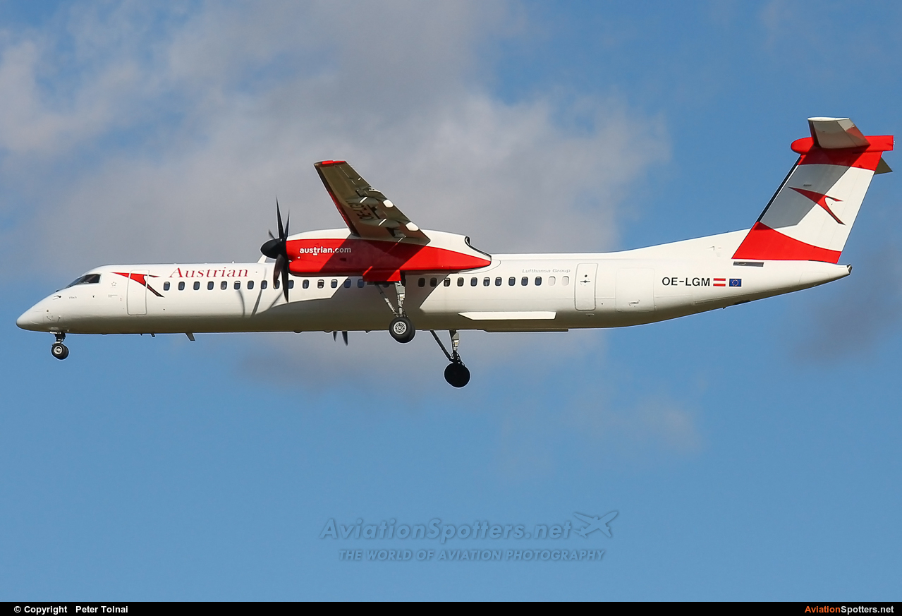 Austrian Airlines  -  DHC-8-402Q Dash 8  (OE-LGM) By Peter Tolnai (ptolnai)