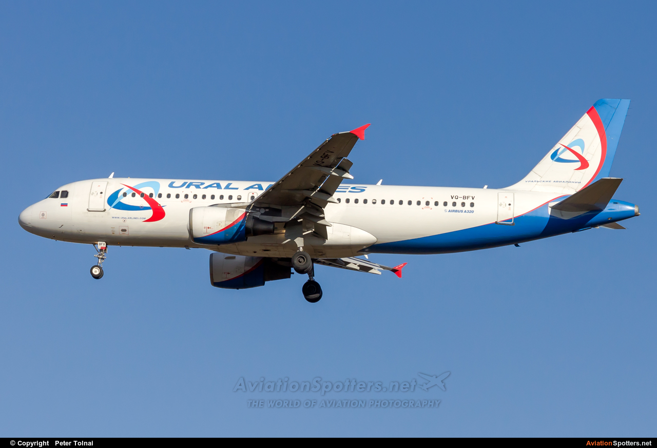 Ural Airlines  -  A320-214  (VQ-BFV) By Peter Tolnai (ptolnai)