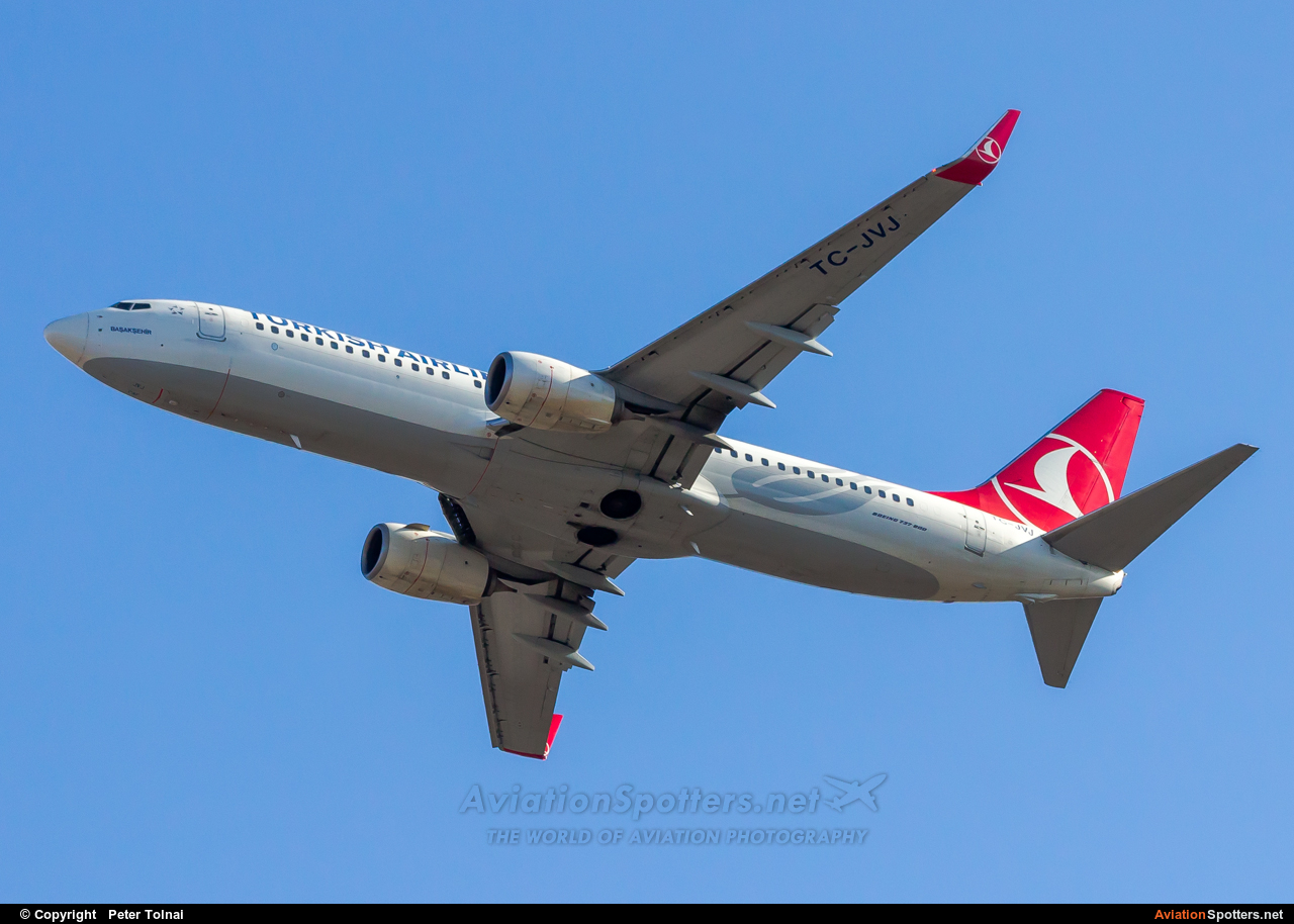 Turkish Airlines  -  737-800  (TC-JVJ) By Peter Tolnai (ptolnai)