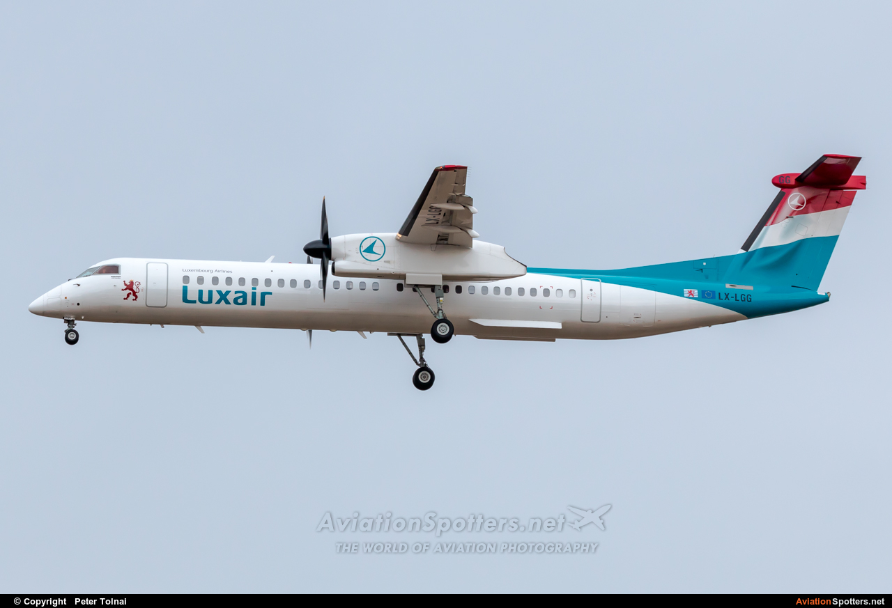 Luxair  -  DHC-8-400Q Dash 8  (LX-LGG) By Peter Tolnai (ptolnai)