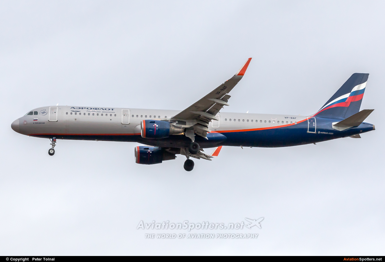 Aeroflot  -  A321-211  (VP-BAF) By Peter Tolnai (ptolnai)