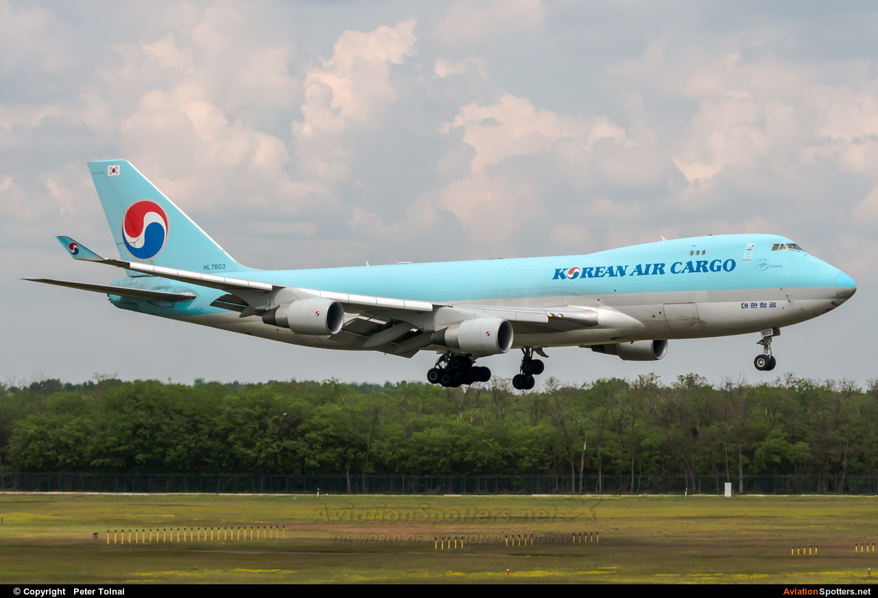 Korean Air Cargo  -  747-400BCF  (HL7603) By Peter Tolnai (ptolnai)