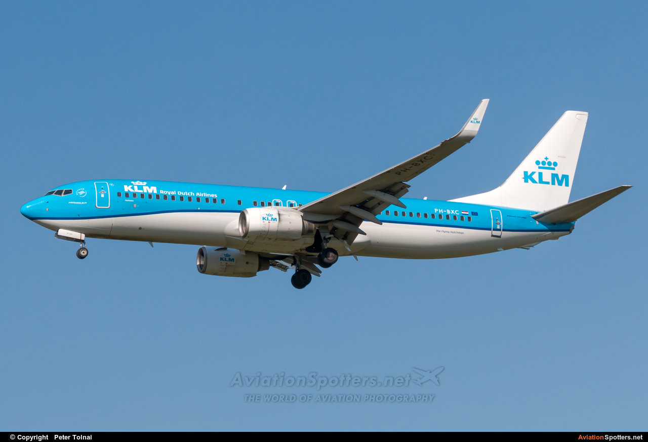 KLM  -  737-800  (PH-BXC) By Peter Tolnai (ptolnai)