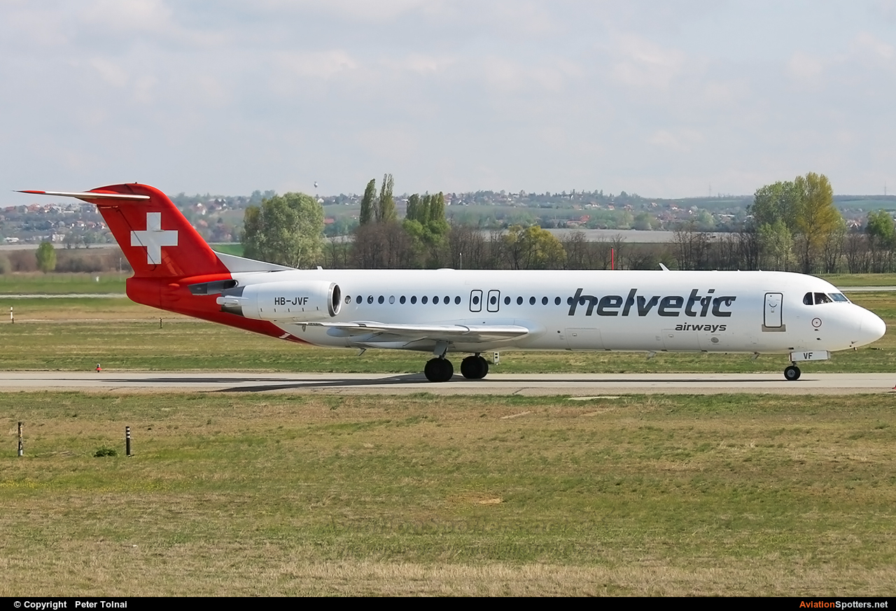 Helvetic Airways  -  100  (HB-JVF) By Peter Tolnai (ptolnai)