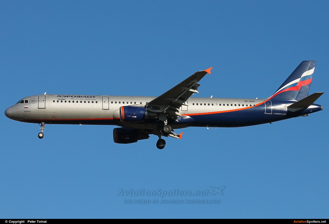 Aeroflot  -  A321-211  (VP-BUP) By Peter Tolnai (ptolnai)