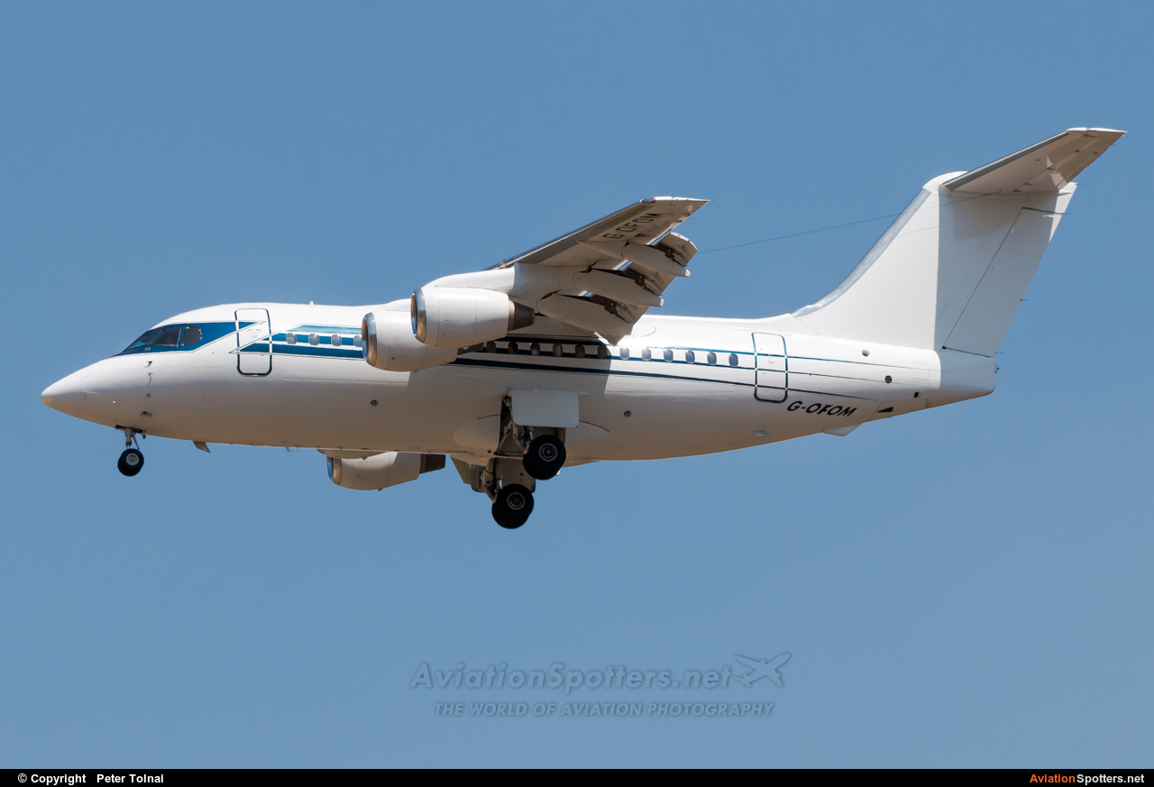 Private  -  BAe 146-100-Avro RJ70  (G-OFOM) By Peter Tolnai (ptolnai)