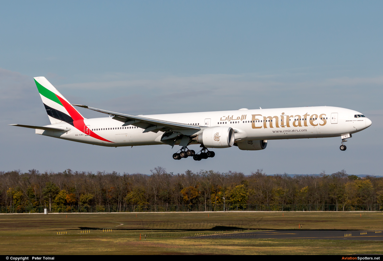 Emirates Airlines  -  777-300ER  (A6-ENV) By Peter Tolnai (ptolnai)