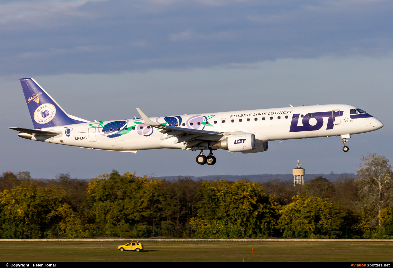 LOT - Polish Airlines  -  195LR  (SP-LNC) By Peter Tolnai (ptolnai)