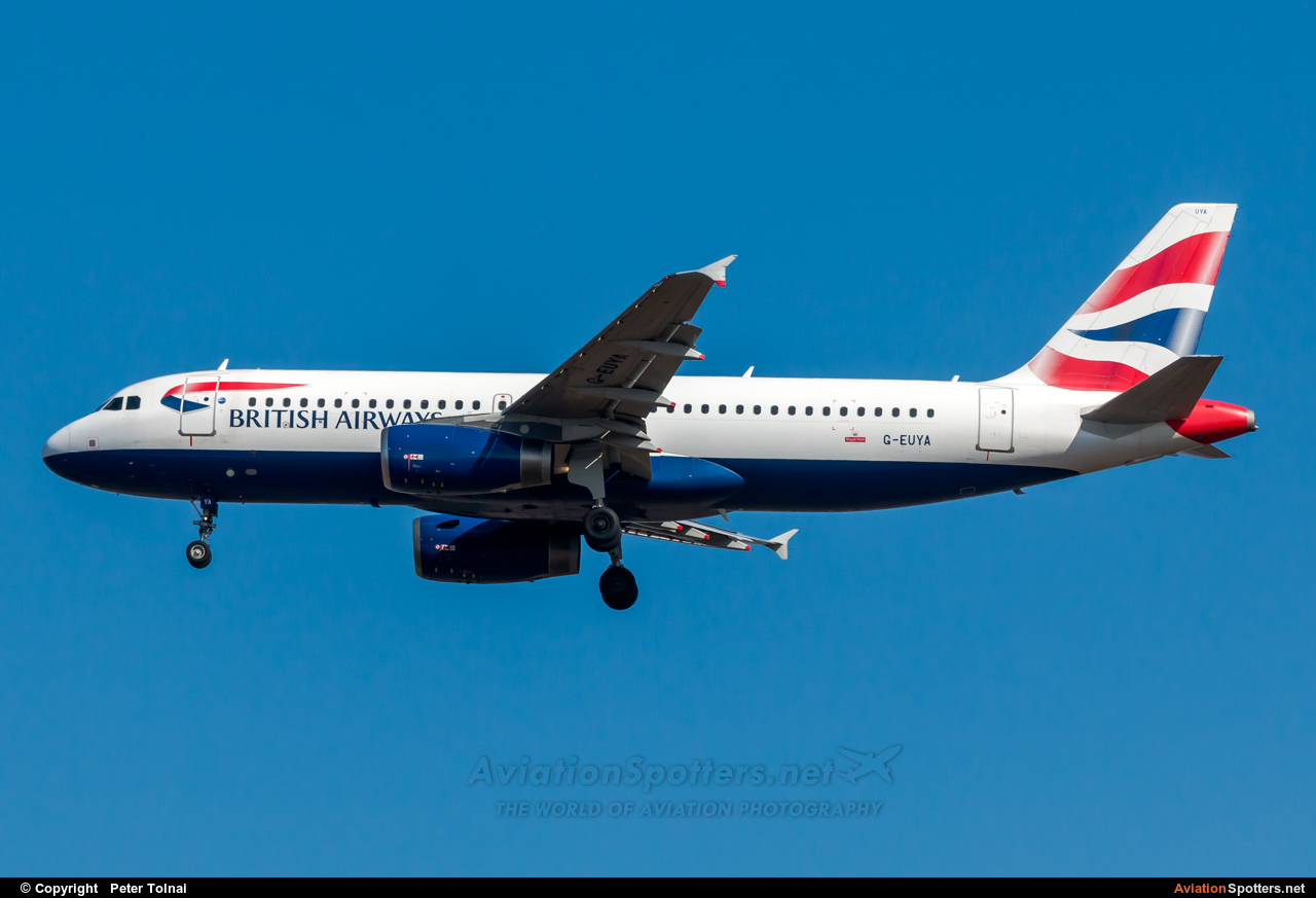 British Airways  -  A320  (G-EUYA) By Peter Tolnai (ptolnai)