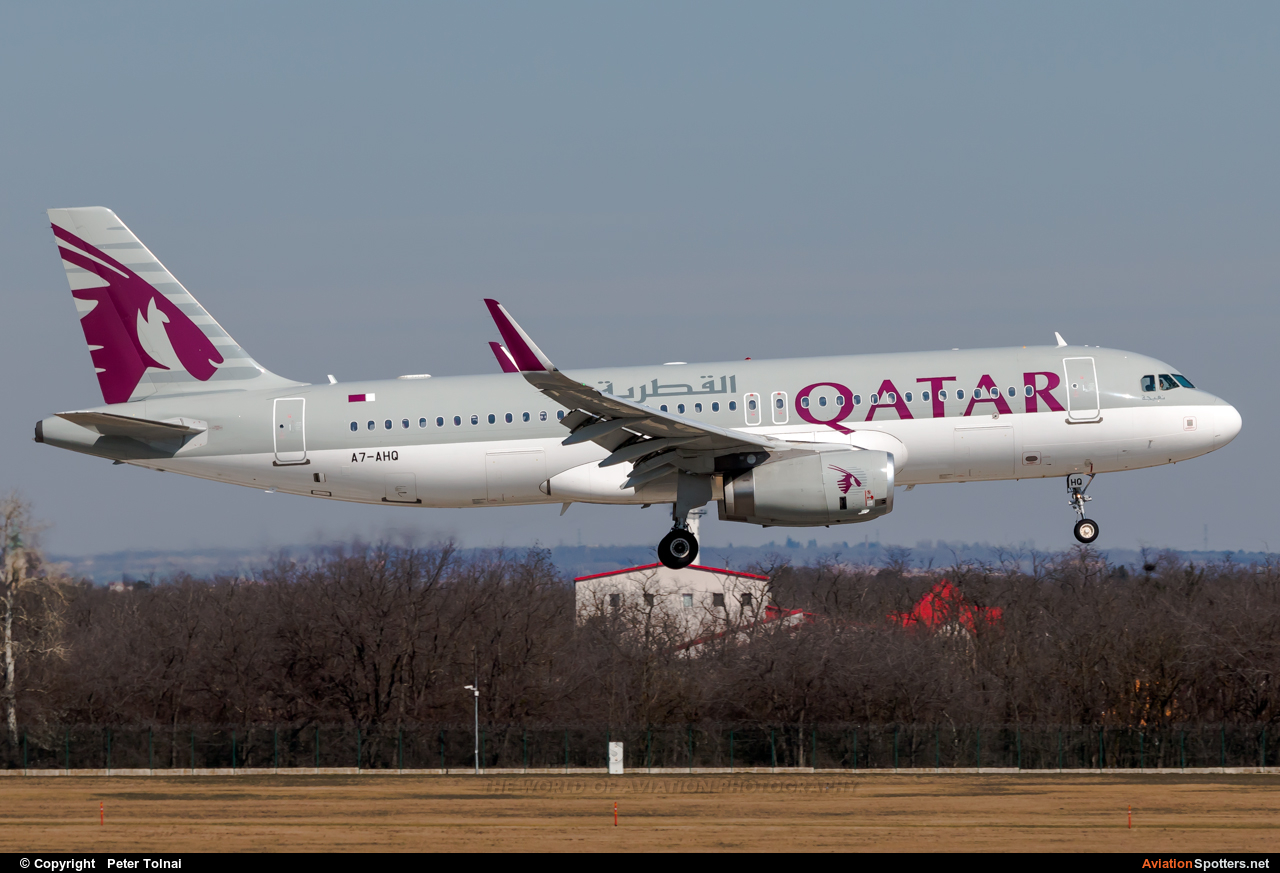 Qatar Airways  -  A320-232  (A7-AHQ) By Peter Tolnai (ptolnai)