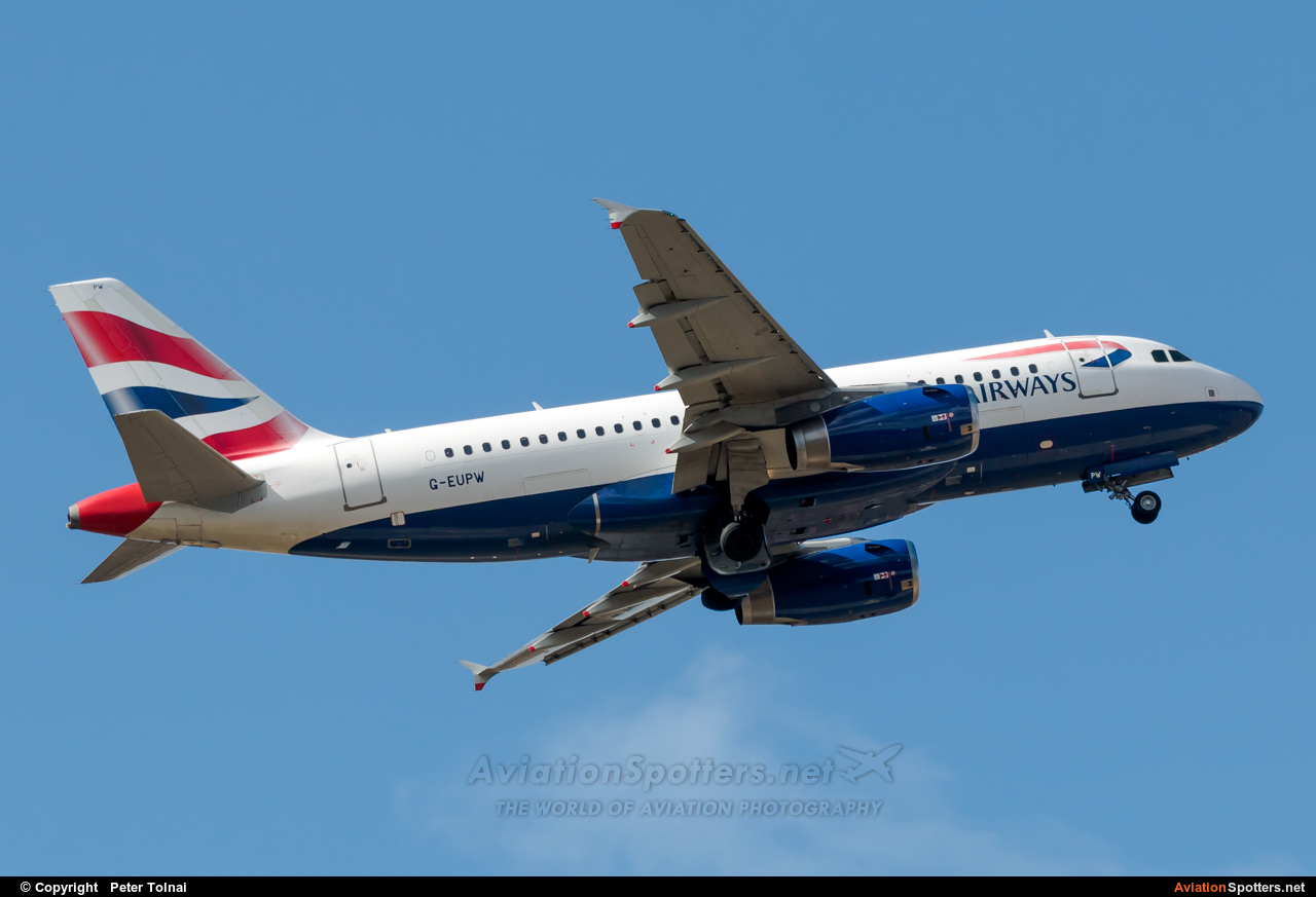 British Airways  -  A319-131  (G-EUPW) By Peter Tolnai (ptolnai)