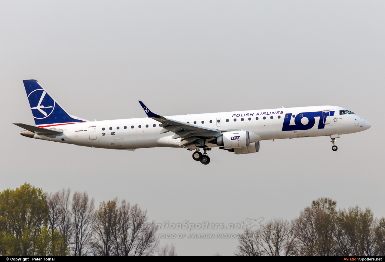LOT - Polish Airlines  -  195LR  (SP-LND) By Peter Tolnai (ptolnai)