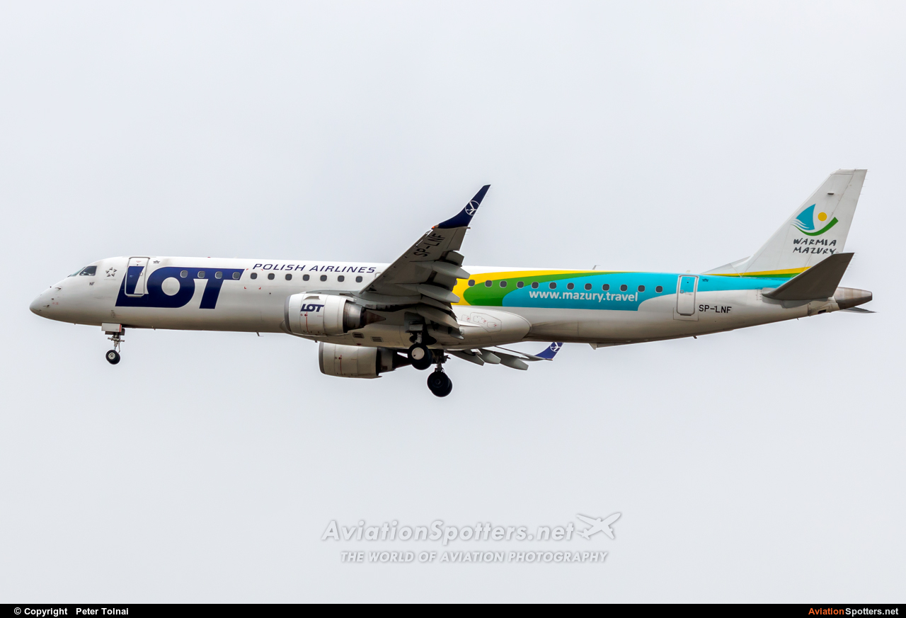 LOT - Polish Airlines  -  195LR  (SP-LNF) By Peter Tolnai (ptolnai)
