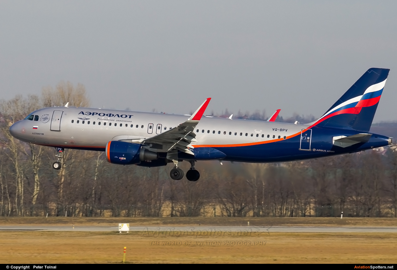 Aeroflot  -  A320-214  (VQ-BPV) By Peter Tolnai (ptolnai)