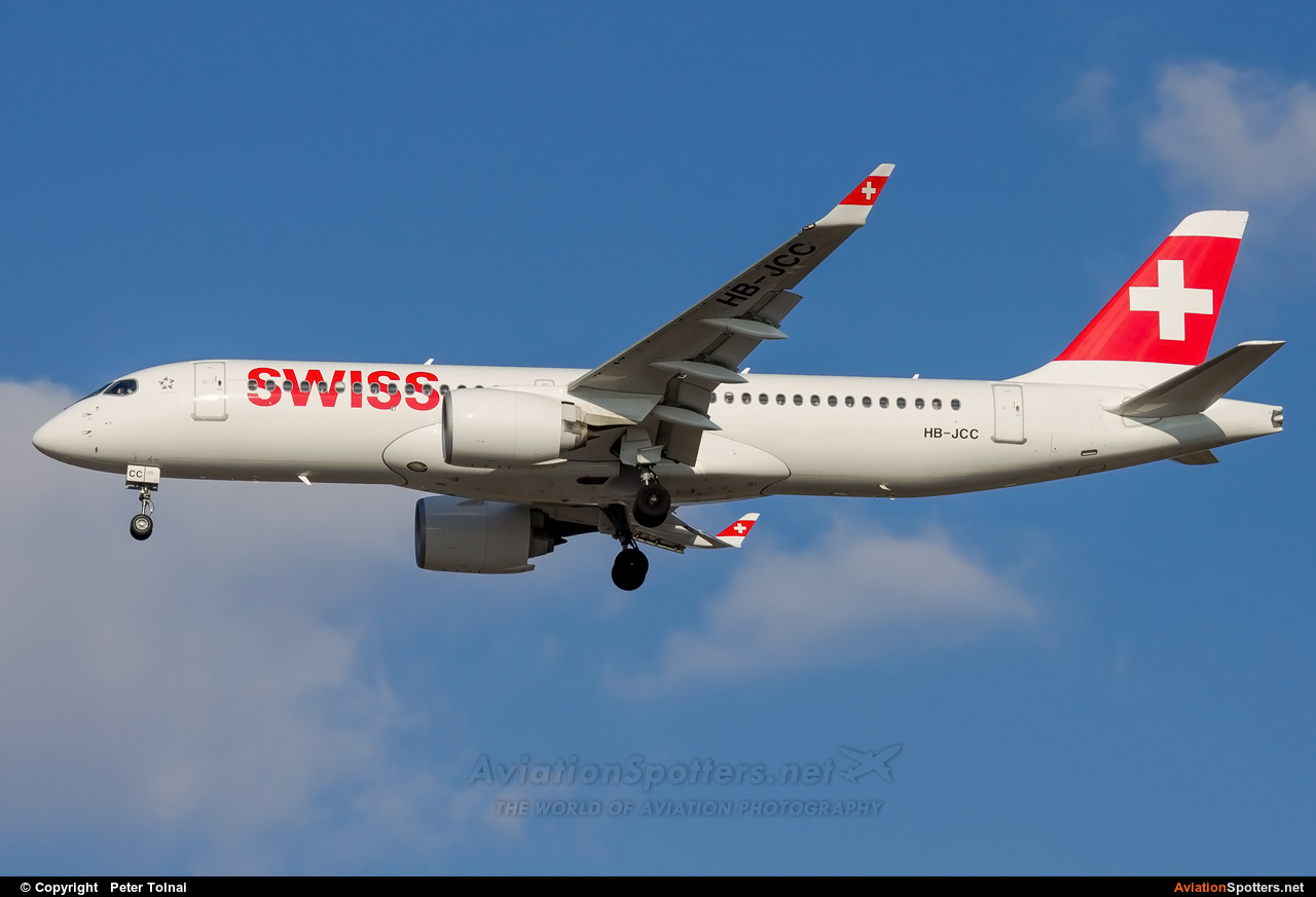 Swiss Airlines  -  BD-500-1A10 C Series 100  (HB-JCC) By Peter Tolnai (ptolnai)