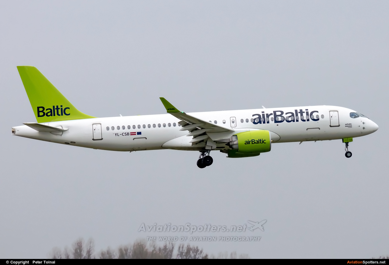 Air Baltic  -  BD-500-1A10 C Series 100  (YL-CSB) By Peter Tolnai (ptolnai)