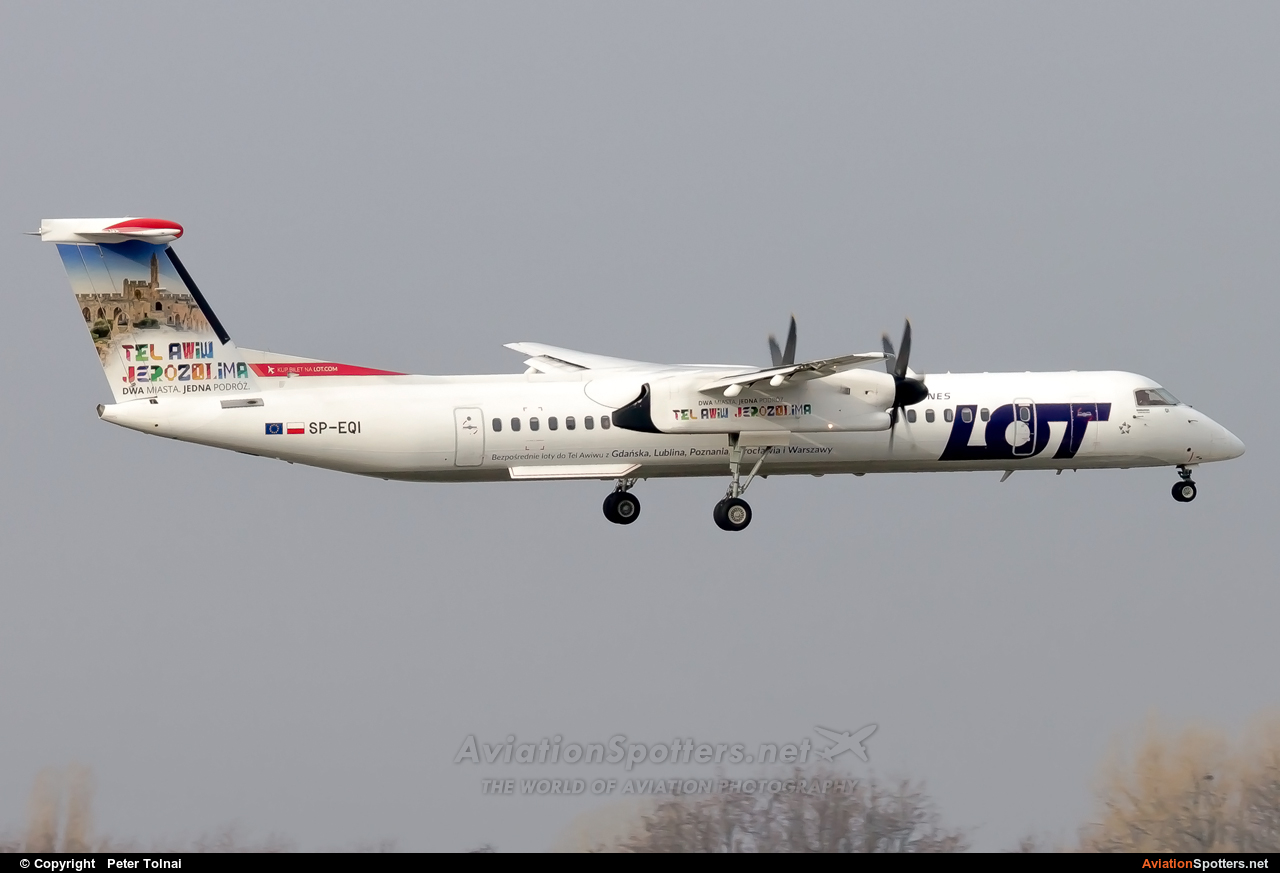 euroLOT  -  DHC-8-402Q Dash 8  (SP-EQI) By Peter Tolnai (ptolnai)