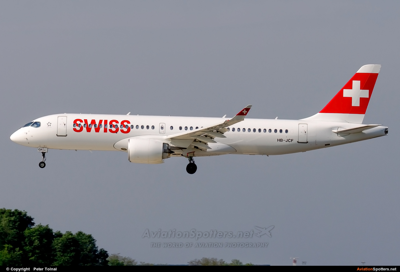 Swiss Airlines  -  BD-500-1A10 C Series 100  (HB-JCF) By Peter Tolnai (ptolnai)