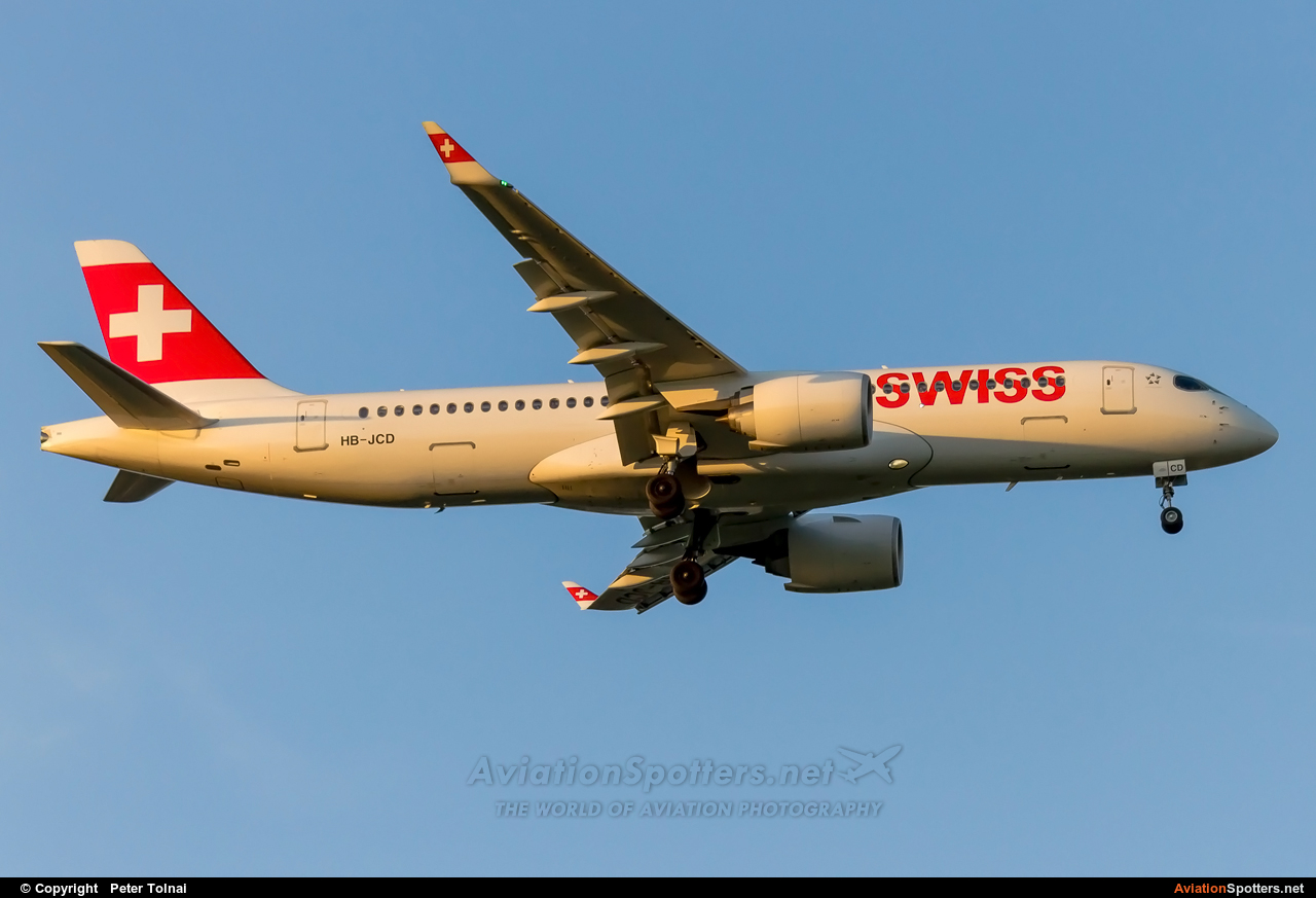 Swiss Airlines  -  BD-500-1A10 C Series 100  (HB-JCD) By Peter Tolnai (ptolnai)