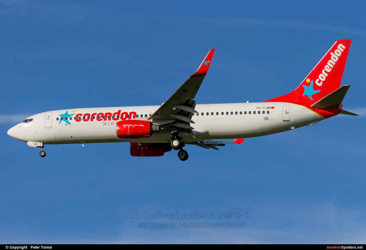 Corendon Airlines  -  737-800  (TC-TJM) By Peter Tolnai (ptolnai)