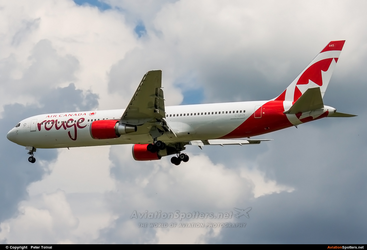 Air Canada Rouge  -  767-300ER  (C-GBZR) By Peter Tolnai (ptolnai)