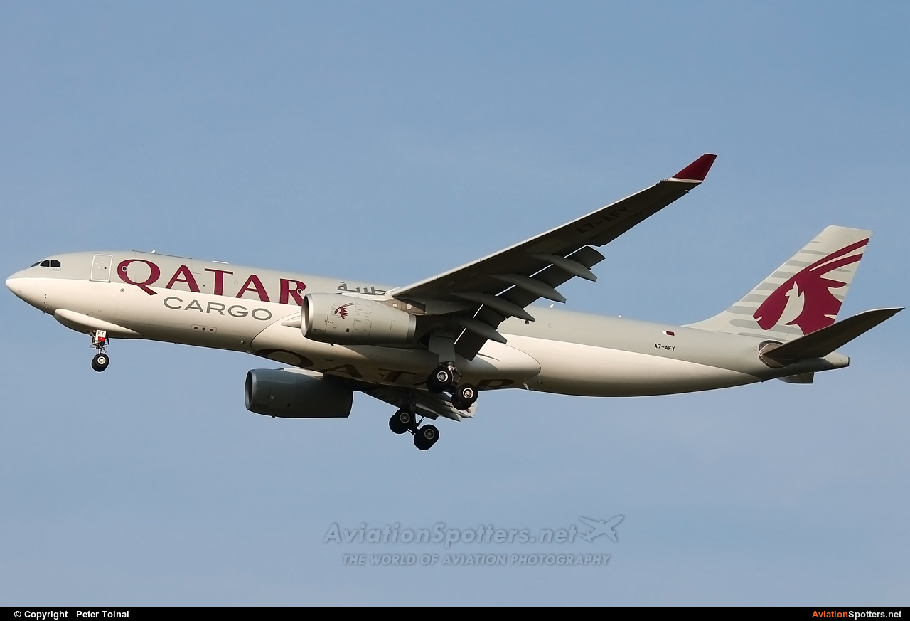 Qatar Airways Cargo  -  A330-243  (A7-AFY) By Peter Tolnai (ptolnai)