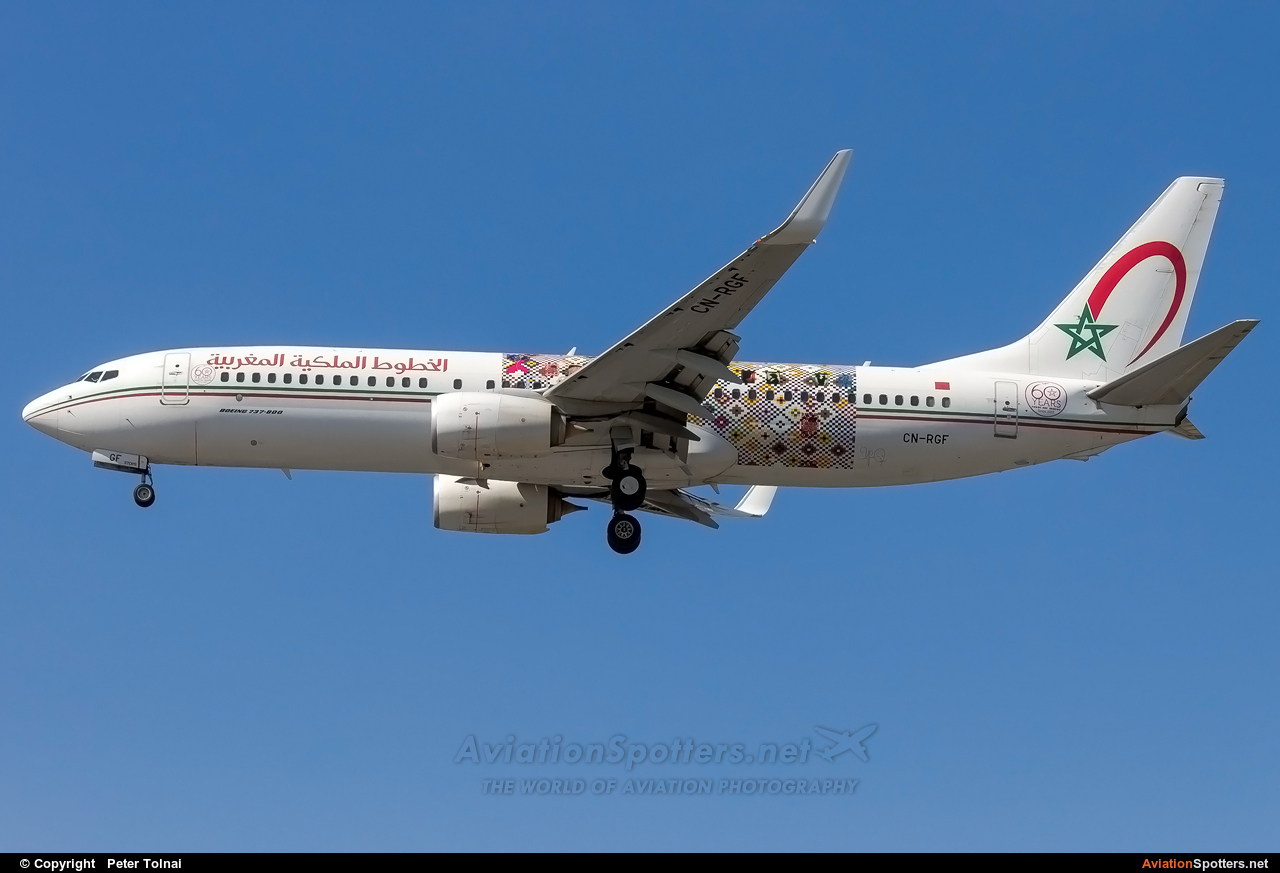 Royal Air Maroc  -  737-800  (CN-RGF) By Peter Tolnai (ptolnai)