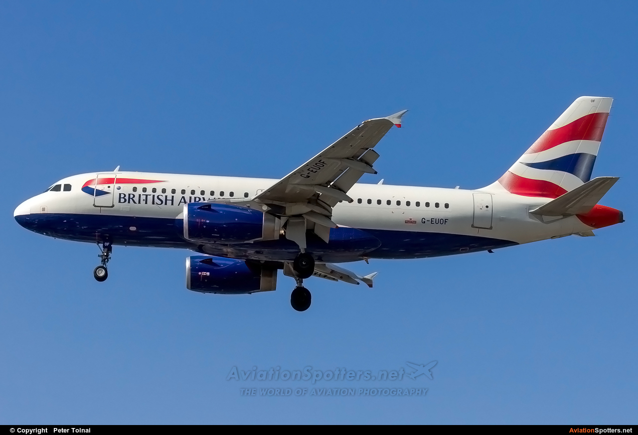British Airways  -  A319-131  (G-EUOF) By Peter Tolnai (ptolnai)
