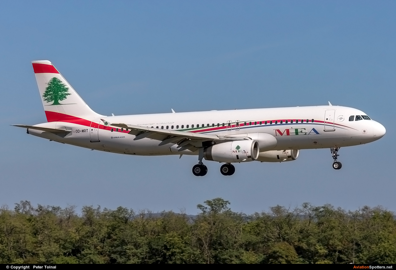 Middle East Airlines - MEA  -  A320-232  (OD-MRT) By Peter Tolnai (ptolnai)