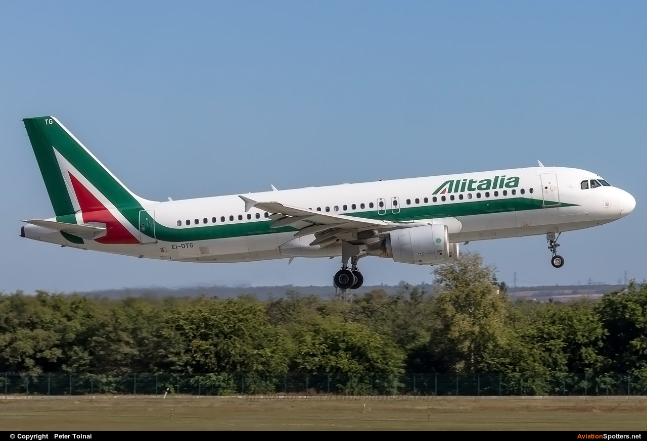 Alitalia  -  A320-216  (EI-DTG) By Peter Tolnai (ptolnai)