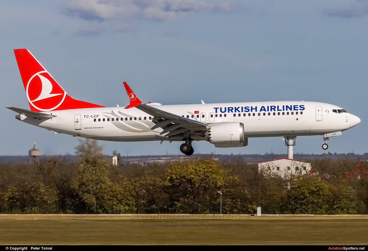 Turkish Airlines  -  737 MAX 8  (TC-LCF) By Peter Tolnai (ptolnai)